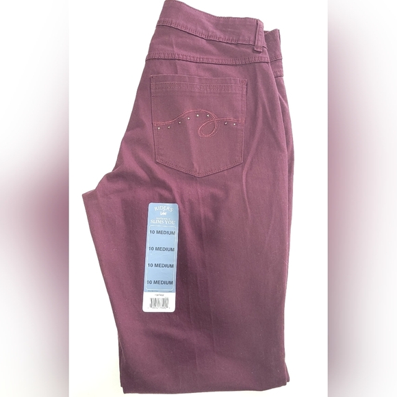 NEW! Lee Riders Womens Colored Jeans Sz 10 - Picture 5 of 8
